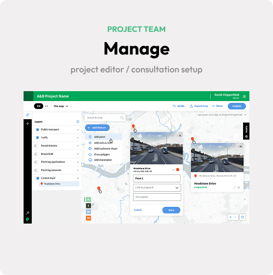 Commonplace consultation management product interface